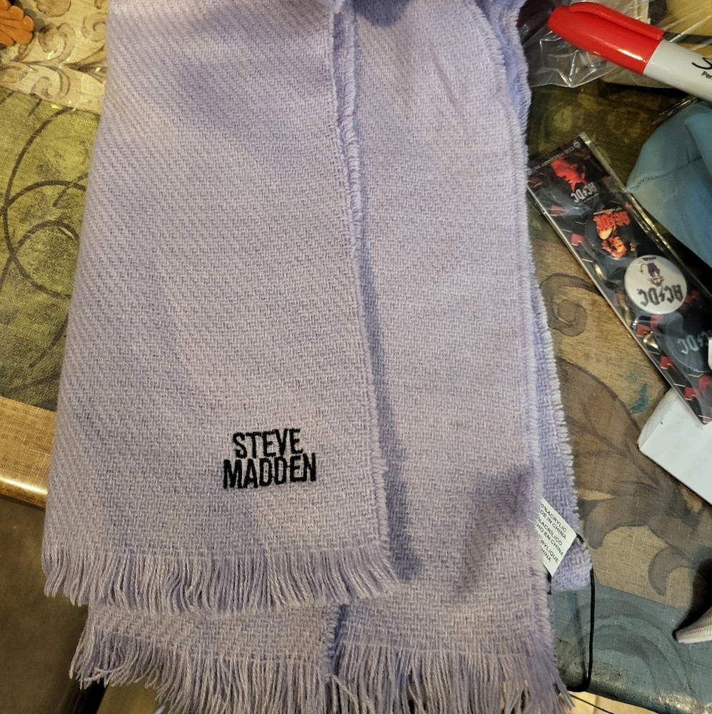 Steve Madden Purple Scarf